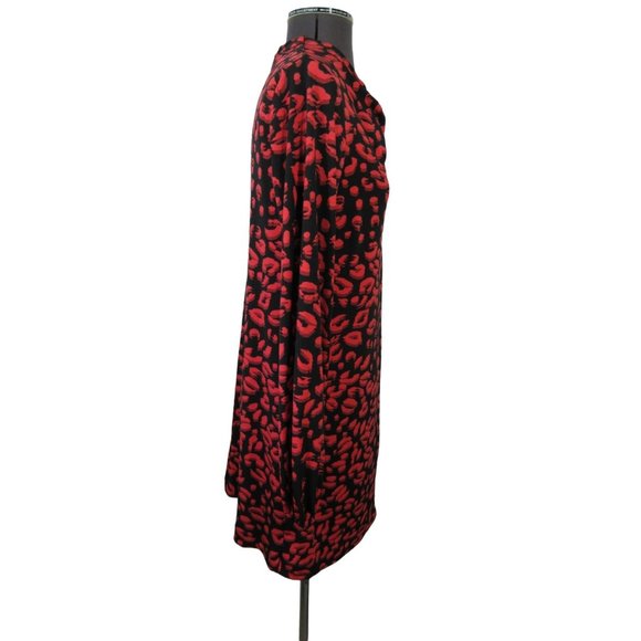 Cynthia Steffe animal print‎ twist neck shift dress - Picture 4 of 12